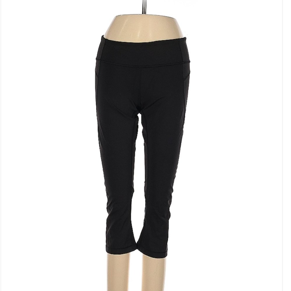 Lululemon Athletica Solid Black Leggins
